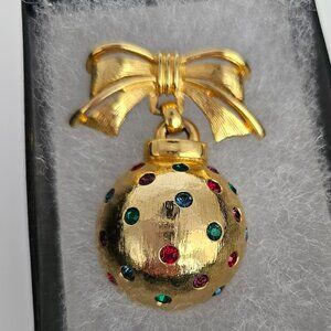 Napier Christmas Ball Pin - 2005ish